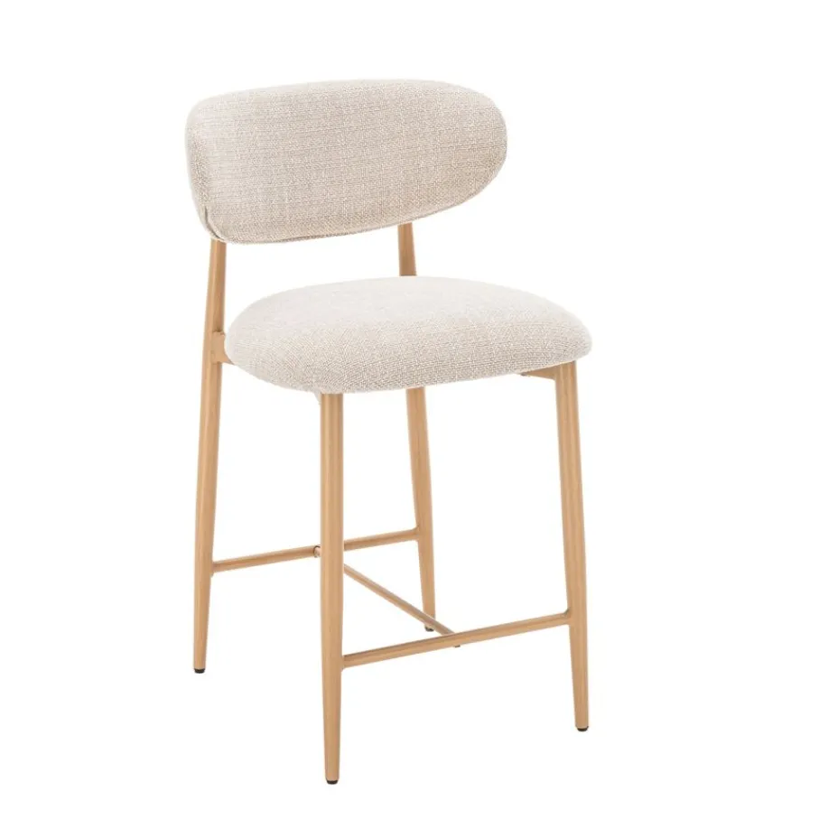 Barkrukken|Barkrukken< Barkruk Cleo Lichtbeige