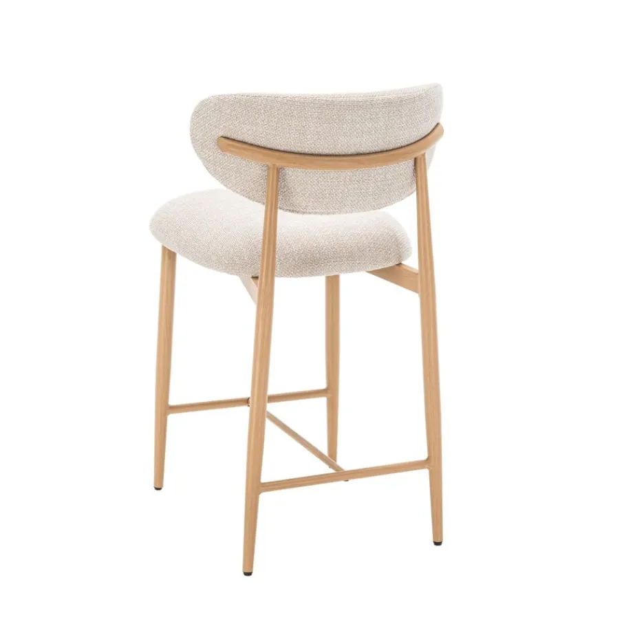 Barkrukken|Barkrukken< Barkruk Cleo Lichtbeige