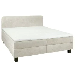 Tweepersoonsbedden|Boxsprings< Bed Bilbao Beige - 180x200 cm