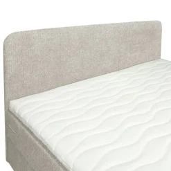 Tweepersoonsbedden|Boxsprings< Bed Bilbao Beige - 180x200 cm