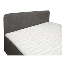 Tweepersoonsbedden|Boxsprings< Bed Bilbao Donkergrijs - 160x200 cm