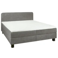 Boxsprings< Bed Bilbao Grijs - 180x200 cm