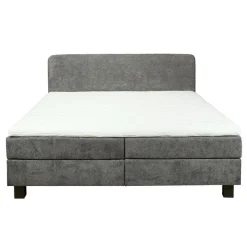 Boxsprings< Bed Bilbao Grijs - 180x200 cm