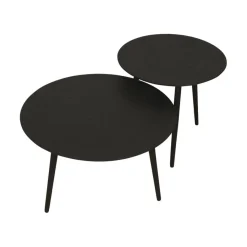 Bijzettafels< Bijzettafel Avignon Zwart - set 2 stuks