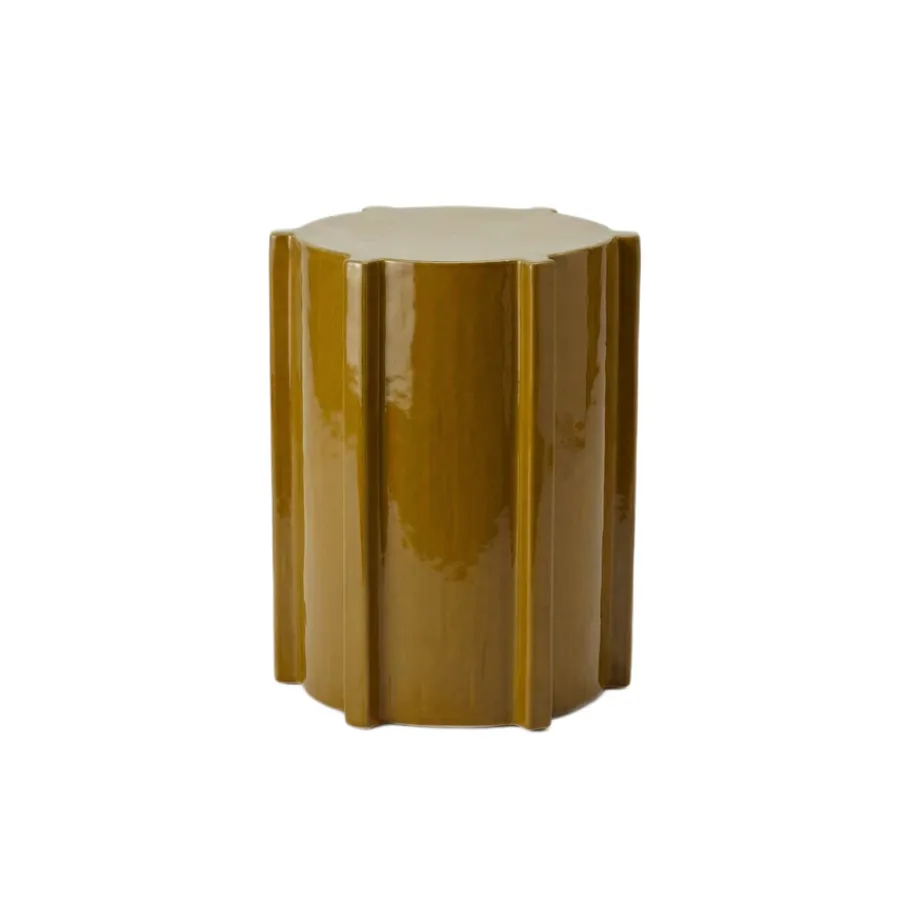Bijzettafels< Bijzettafel Avion Oker - Ø 31 cm