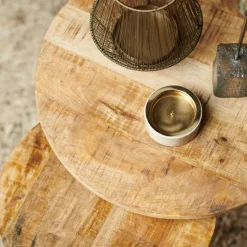 Bijzettafels< Bijzettafel Bemmel Naturel - set 2 stuks
