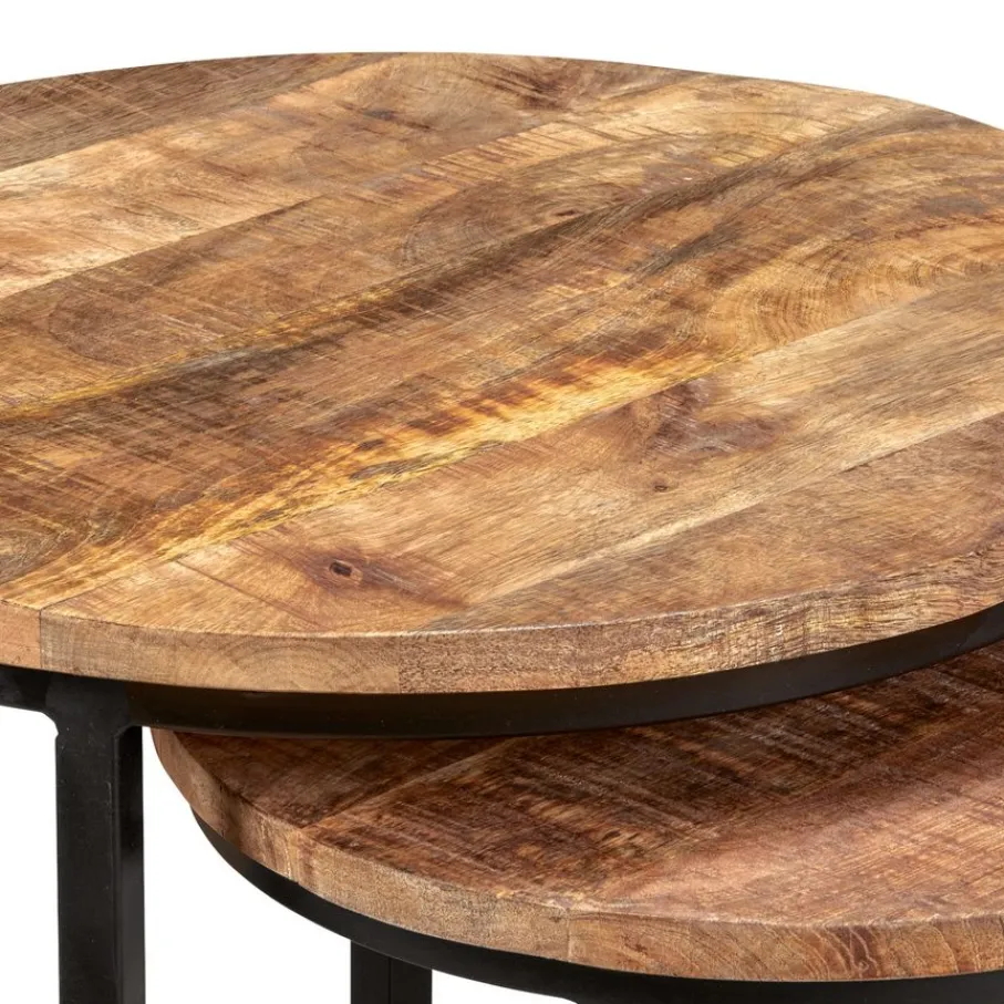 Bijzettafels< Bijzettafel Bemmel Naturel - set 2 stuks