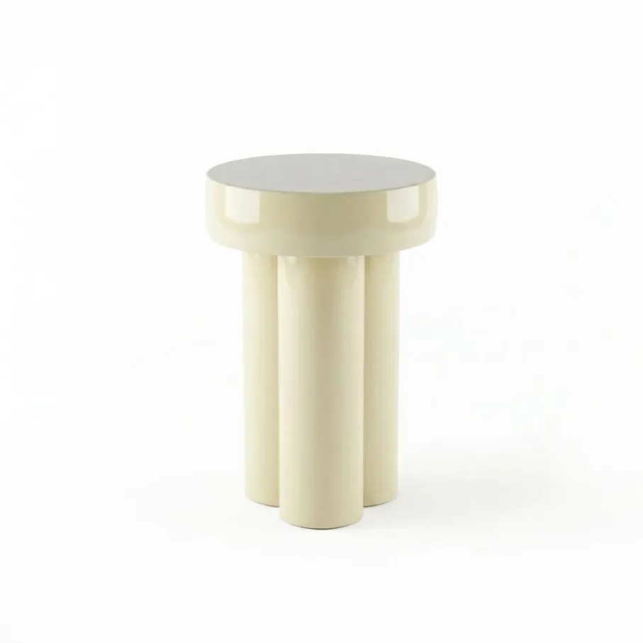 Bijzettafels< Bijzettafel Bund Crème - Ø 30 cm