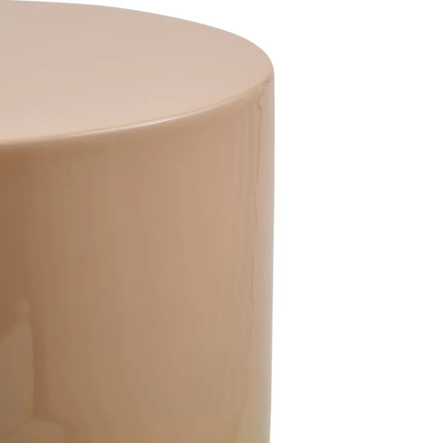 Bijzettafels< Bijzettafel Grip Beige - Ø 37 cm