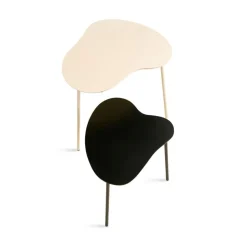 Bijzettafels< Bijzettafel Klippo Zwart / Beige - set 2 stuks