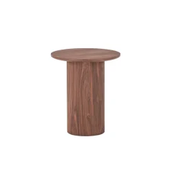 Bijzettafels< Bijzettafel Misk Bruin - Ø 40 cm