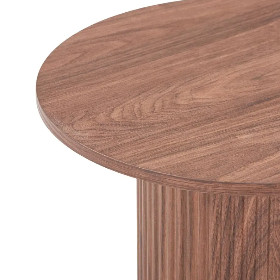 Bijzettafels< Bijzettafel Misk Bruin - Ø 40 cm