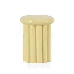 Bijzettafels< Bijzettafel Mora Geel - Ø 36 cm