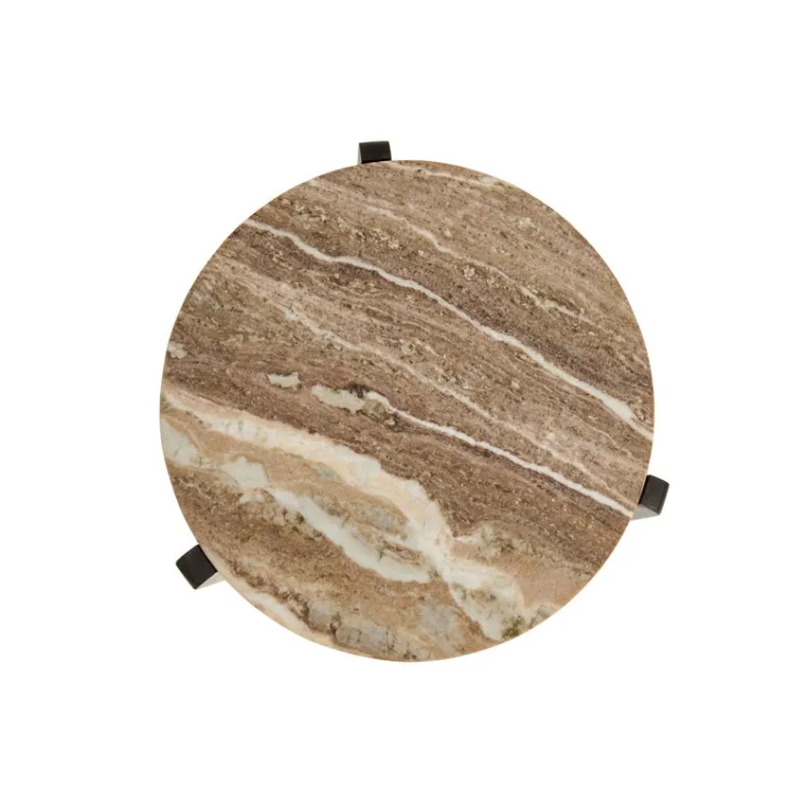 Bijzettafels< Bijzettafel Olif Bruin - Ø 44 cm