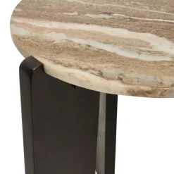 Bijzettafels< Bijzettafel Olif Bruin - Ø 44 cm