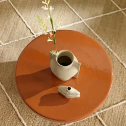 Bijzettafels< Bijzettafel Orange Terra - Ø 37 cm