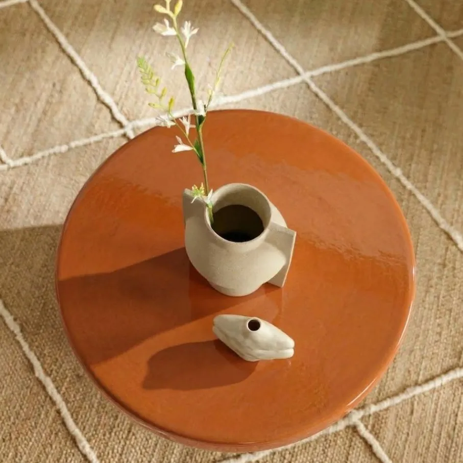 Bijzettafels< Bijzettafel Orange Terra - Ø 37 cm