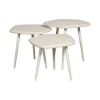 Bijzettafels< Bijzettafel Saumur Wit - set 3 stuks
