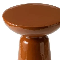 Bijzettafels< Bijzettafel Valence Bruin - Ø 30 cm