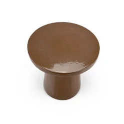 Bijzettafels< Bijzettafel Valence Donkerbruin - Ø 40 cm
