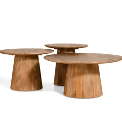 Bijzettafels< Bijzettafel Viktor Lichtbruin - Ø 50 cm