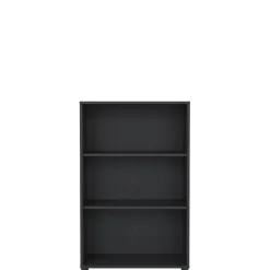 Opbergkasten< Boekenkast Bram Donkergrijs - 80x124x35 cm