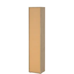 Boekenkasten|Wandkasten< Boekenkast Bram Eiken / Wit - 41x205x35 cm