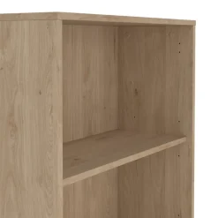 Opbergkasten< Boekenkast Bram Eiken - 80x205x35 cm