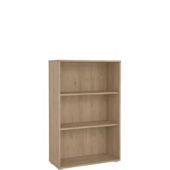 Boekenkasten|Wandkasten< Boekenkast Bram Eiken - 80x124x35 cm
