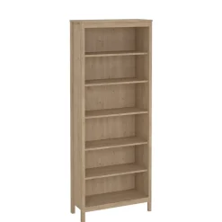 Opbergkasten< Boekenkast Dallas Eiken - 78x199x33 cm