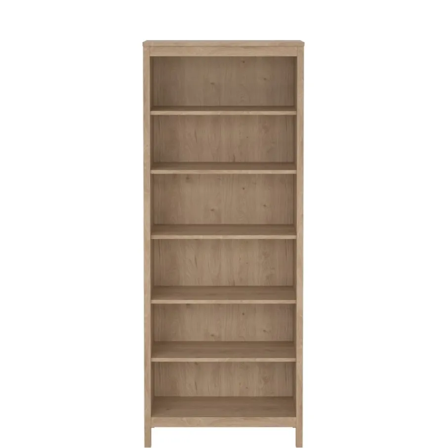 Opbergkasten< Boekenkast Dallas Eiken - 78x199x33 cm