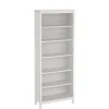Opbergkasten< Boekenkast Dallas Wit - 78x199x33 cm
