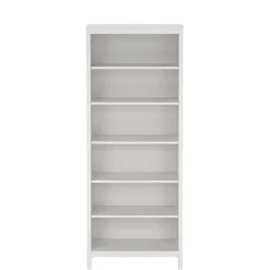 Opbergkasten< Boekenkast Dallas Wit - 78x199x33 cm