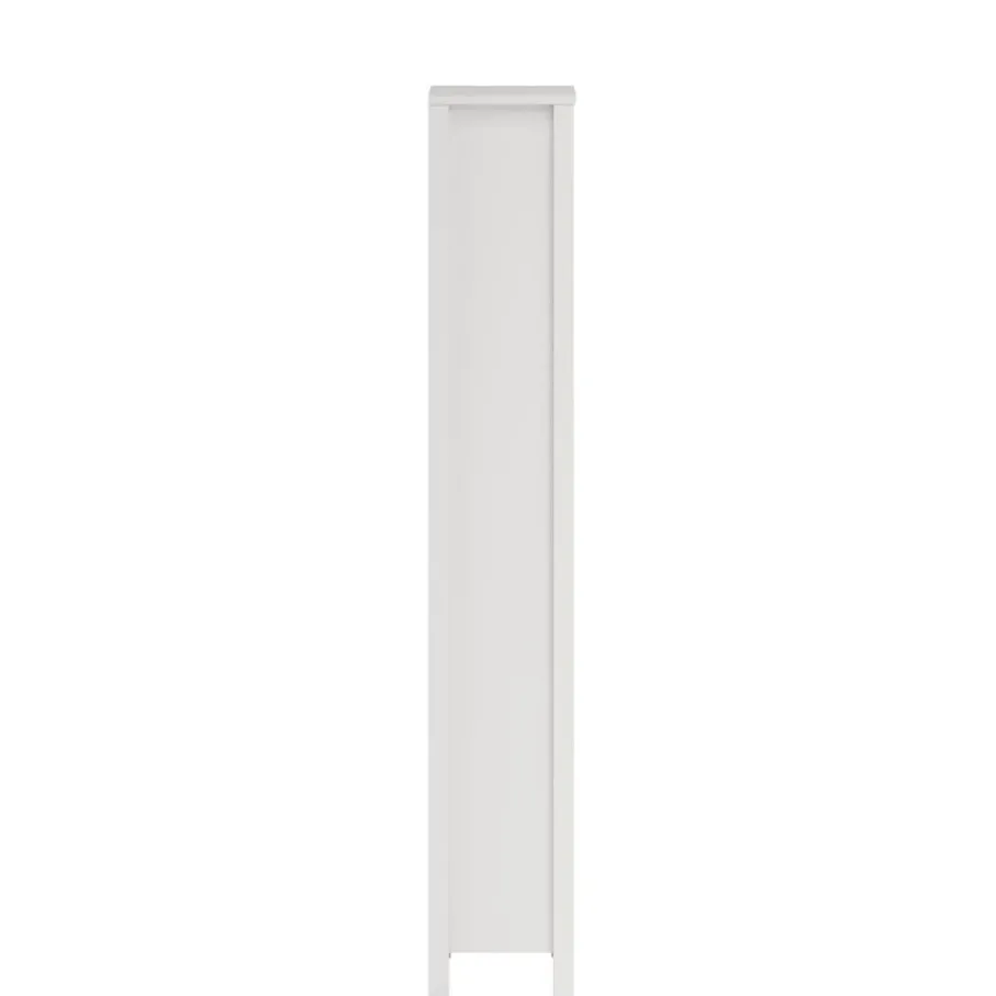 Opbergkasten< Boekenkast Dallas Wit - 78x199x33 cm