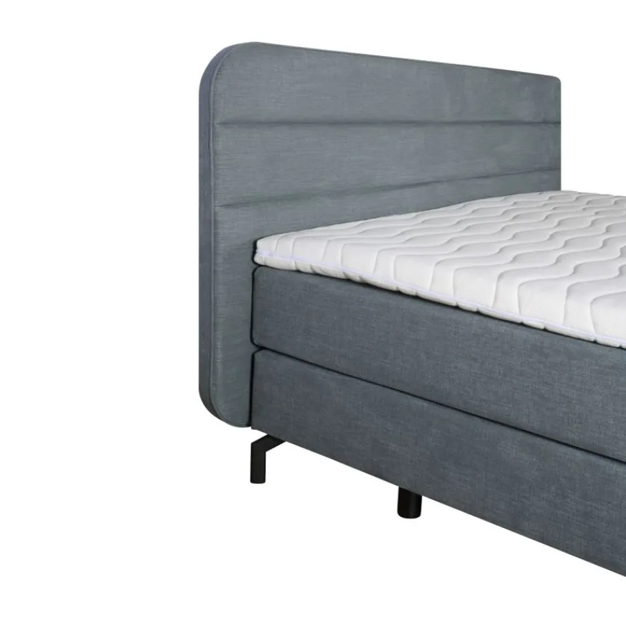 Boxsprings< Boxspring Barcelona Blauw - 180x200 cm