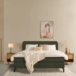 Boxsprings< Boxspring Barcelona Groen - 180x200 cm