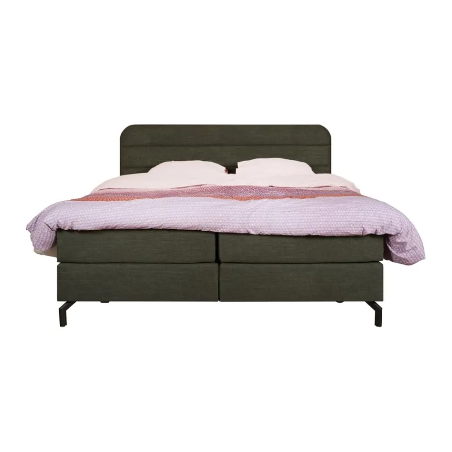 Boxsprings< Boxspring Barcelona Groen - 180x200 cm