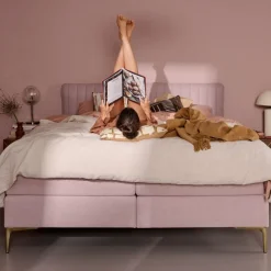 Boxsprings<Cinderella Boxspring Roze - 180x210 cm