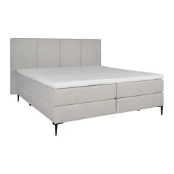 Boxsprings< Boxspring Madrid Lichtgrijs - 180x200 cm