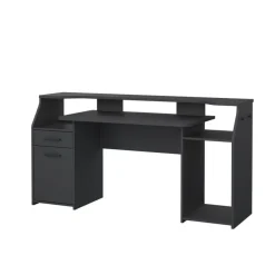 Bureaus< Bureau Boston Donkergrijs - 171x90x63 cm