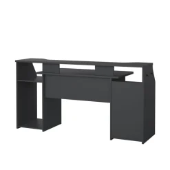 Bureaus< Bureau Boston Donkergrijs - 171x90x63 cm