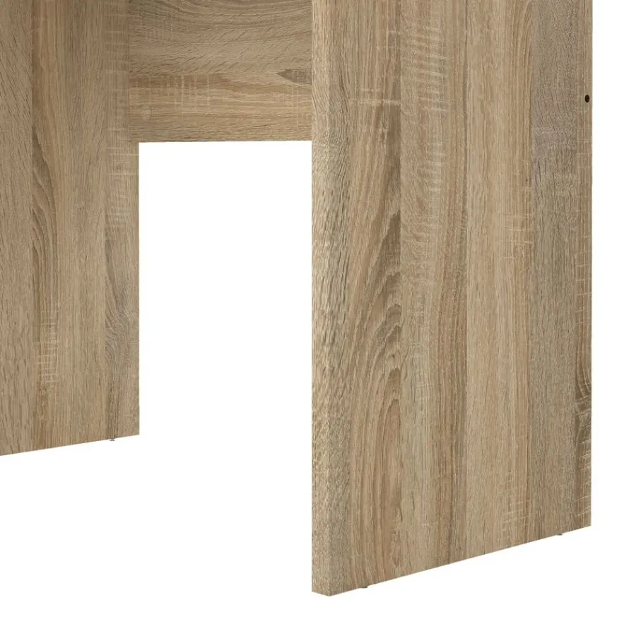 Bureaus< Bureau Boston Eiken / Wit - 121x73x49 cm