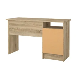 Bureaus< Bureau Boston Eiken / Wit - 121x73x49 cm