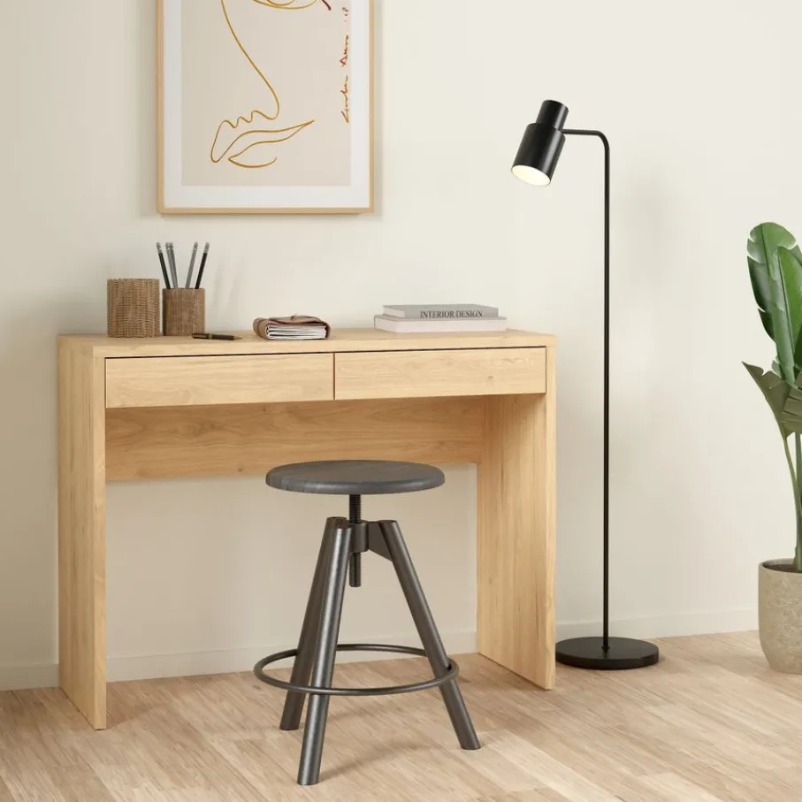 Bureaus< Bureau Boston Eiken - 101x77x40 cm
