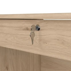 Bureaus< Bureau Boston Eiken - 110x76x49 cm