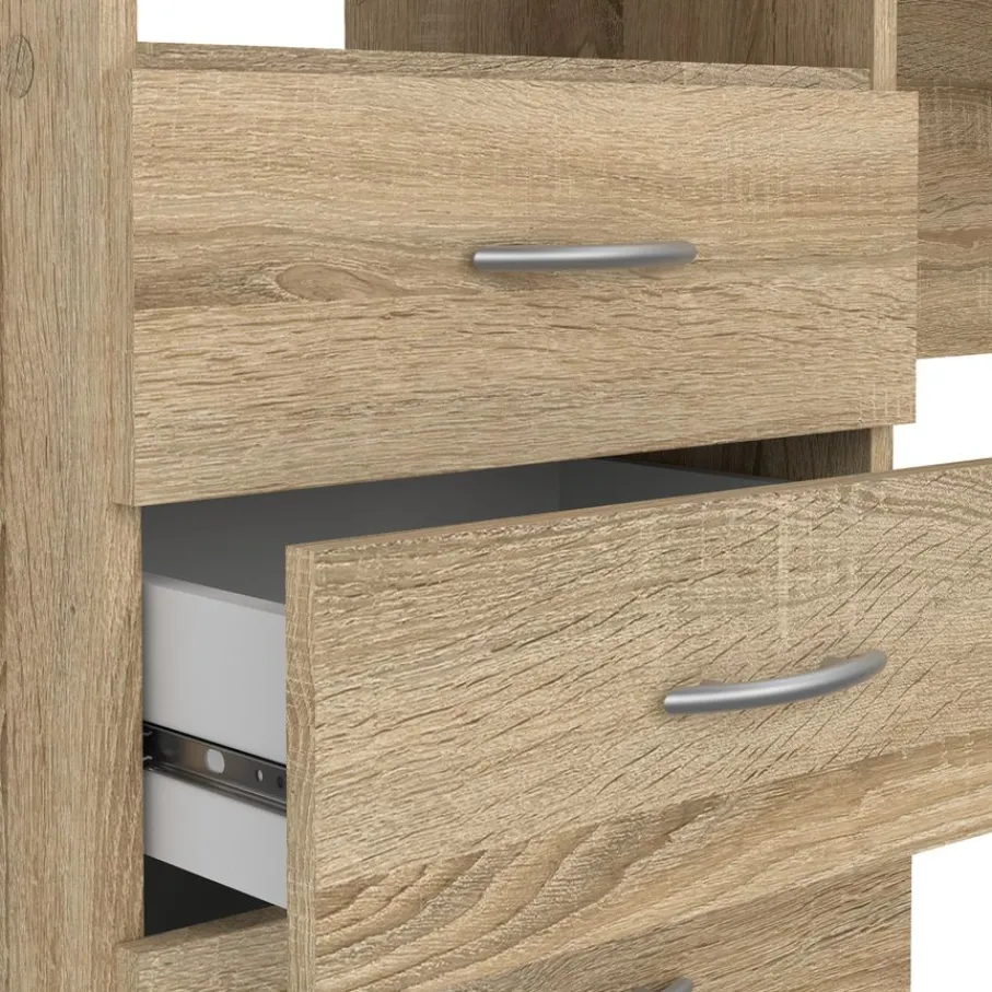 Bureaus< Bureau Boston Eiken - 121x73x49 cm