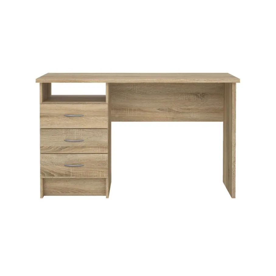 Bureaus< Bureau Boston Eiken - 121x73x49 cm