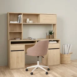 Bureaus< Bureau Boston Eiken - 149x78x49 cm