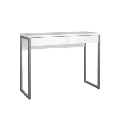 Bureaus|Sidetables< Bureau Boston Hoogglans Wit - 102x77x40 cm