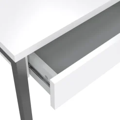 Bureaus|Sidetables< Bureau Boston Hoogglans Wit - 102x77x40 cm